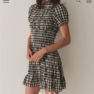 NWT Doën Rizzo Dress in Gingham size Small